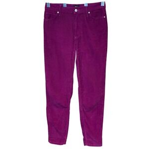 BDG Urban Outfitters Mom High Rise Corduroy Pants Magenta Womens Size 27